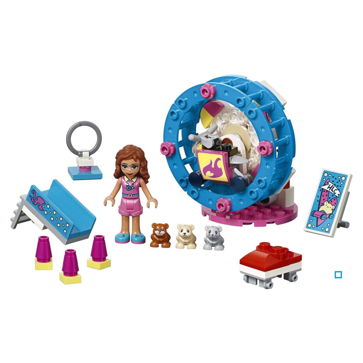 LEGO Friends 41383 - L&rsquo;aire de jeu du hamster d'Olivia