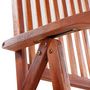 Voir la diapositive 5 : VIDAXL Chaises pliables de jardin lot de 2 Bois solide d'acacia Marron