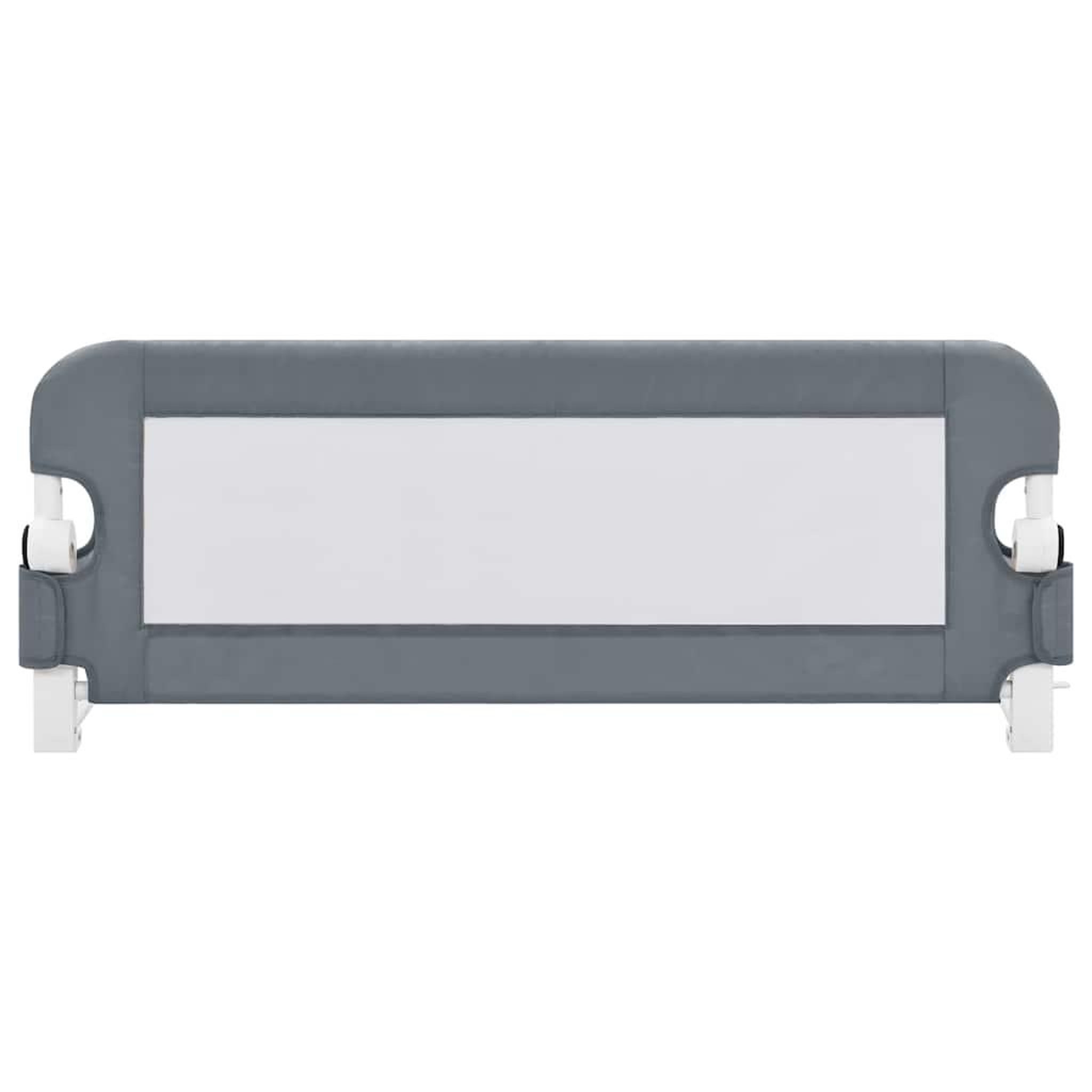 Voir la diapositive 3 : VIDAXL Barriere de lit enfant Gris 102x42 cm Polyester
