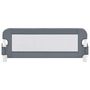 Voir la diapositive 3 : VIDAXL Barriere de lit enfant Gris 102x42 cm Polyester