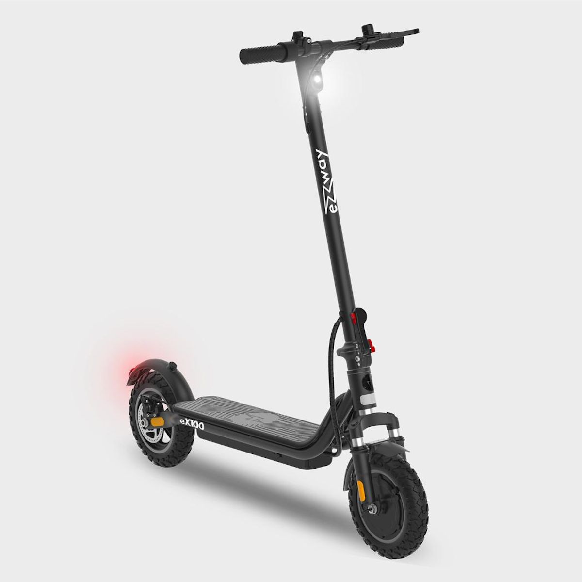 URBANGLIDE Trottinette électrique EZWAY EX100 - 25 km/h, 25 km d'autonomie, batterie 21,6V 10,4Ah, frein à disque, pneus tout-terr