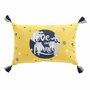 Voir la diapositive 1 : Paris Prix Coussin à Pompons  Petit Astronaute  30x50cm Jaune
