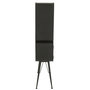 Voir la diapositive 3 : Paris Prix Étagère 2 Portes  Courchevel  160cm Noir