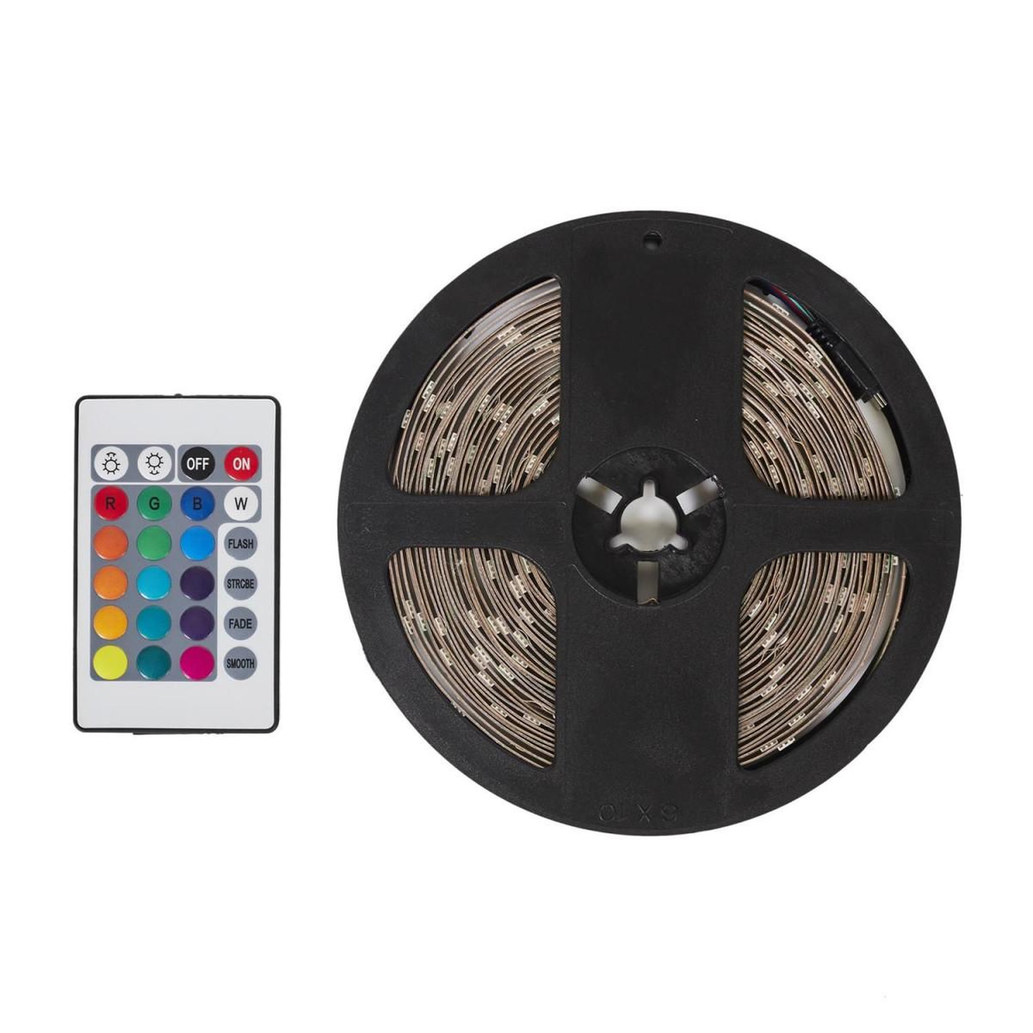 Voir la diapositive 2 : The Home Deco Factory Ruban à led  16 couleurs  10m blanc