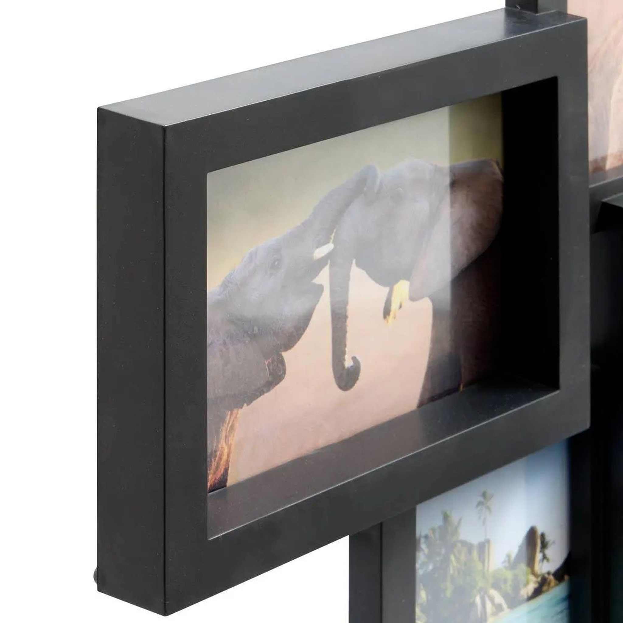 Voir la diapositive 2 : ATMOSPHERA Pêle-mêle 8 photos  home  63cm noir