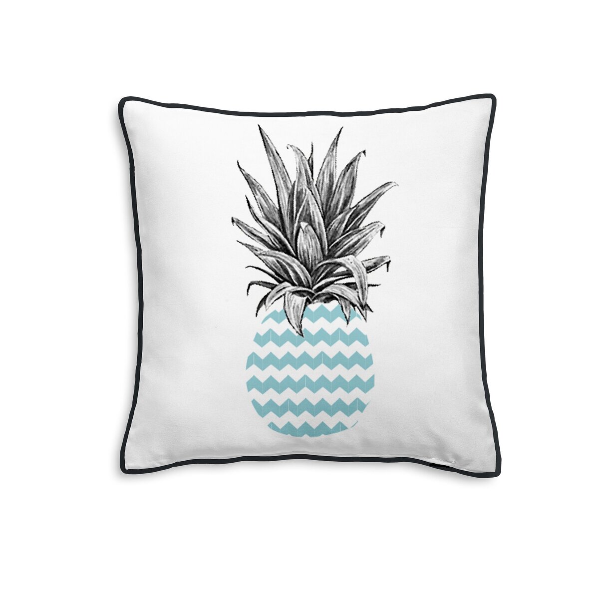 Coussin coton scandinave ANANAS MINT