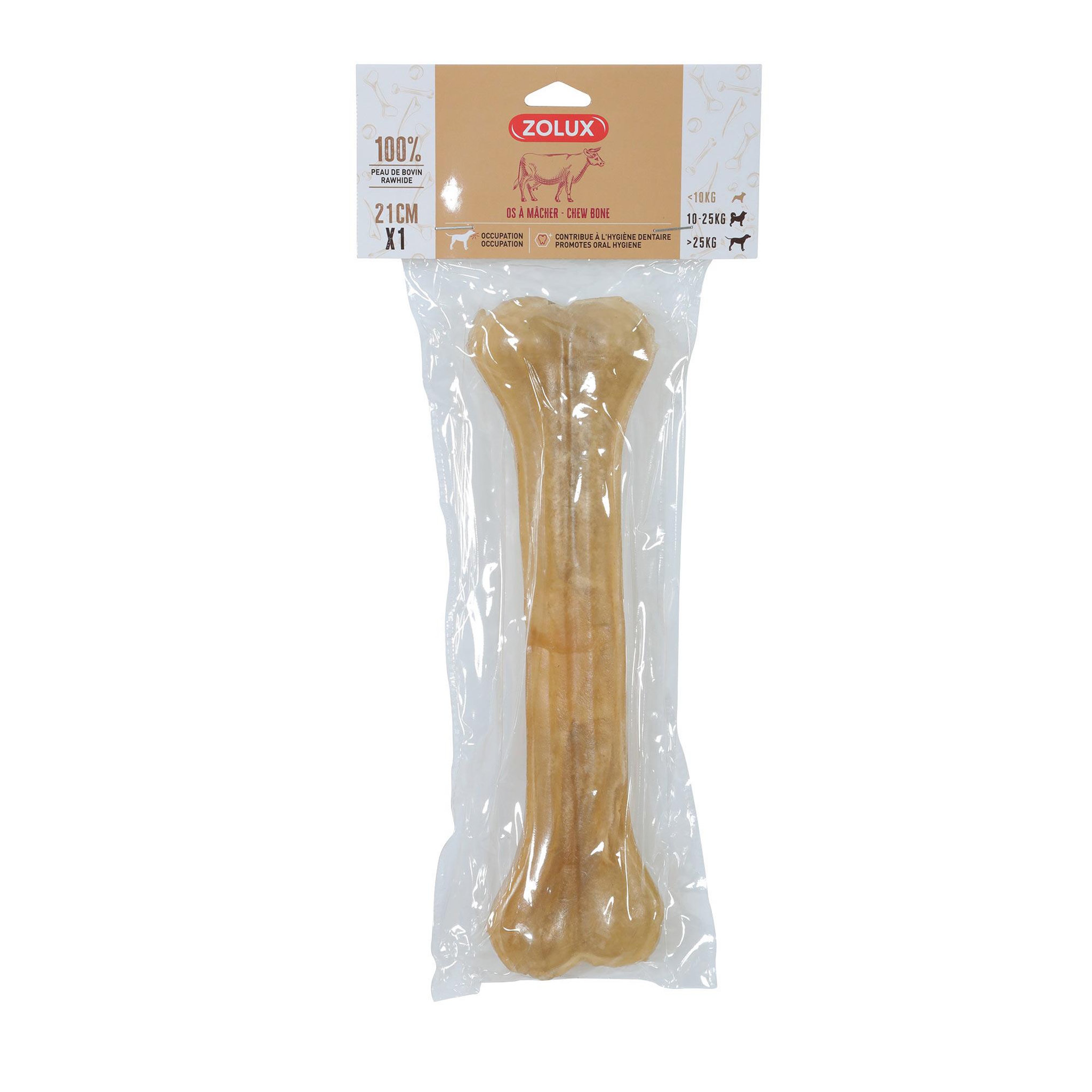 Zolux Os à mâcher 21 cm pour chien - zolux