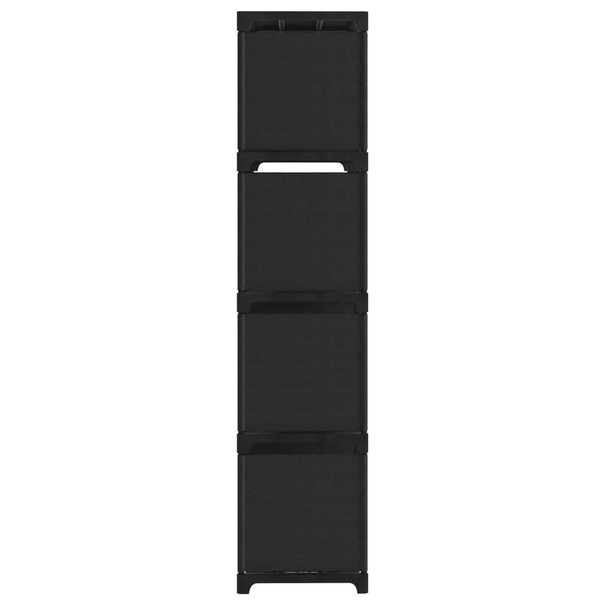 Voir la diapositive 3 : VIDAXL Etagere d'affichage 12 cubes Noir 103x30x141 cm Tissu