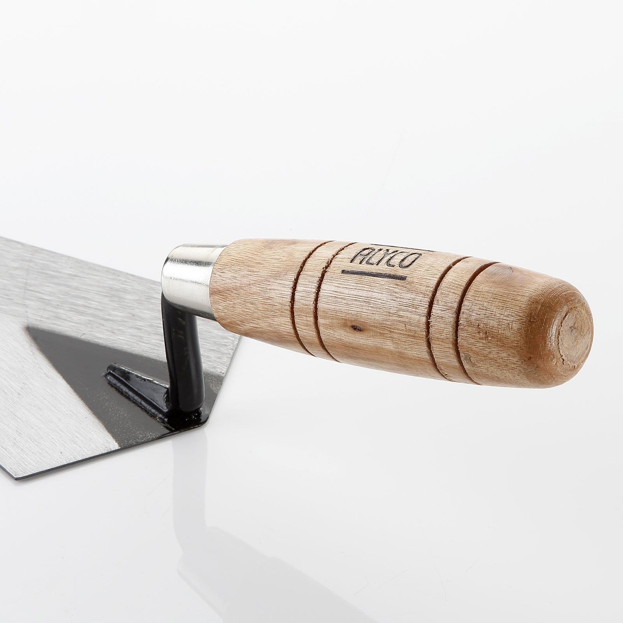 Voir la diapositive 4 : ALYCO Truelle ronde manche en bois 200 x 110mm