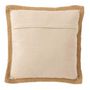 Voir la diapositive 2 : Paris Prix Coussin Déco Imprimé  Garden  49x49cm Naturel