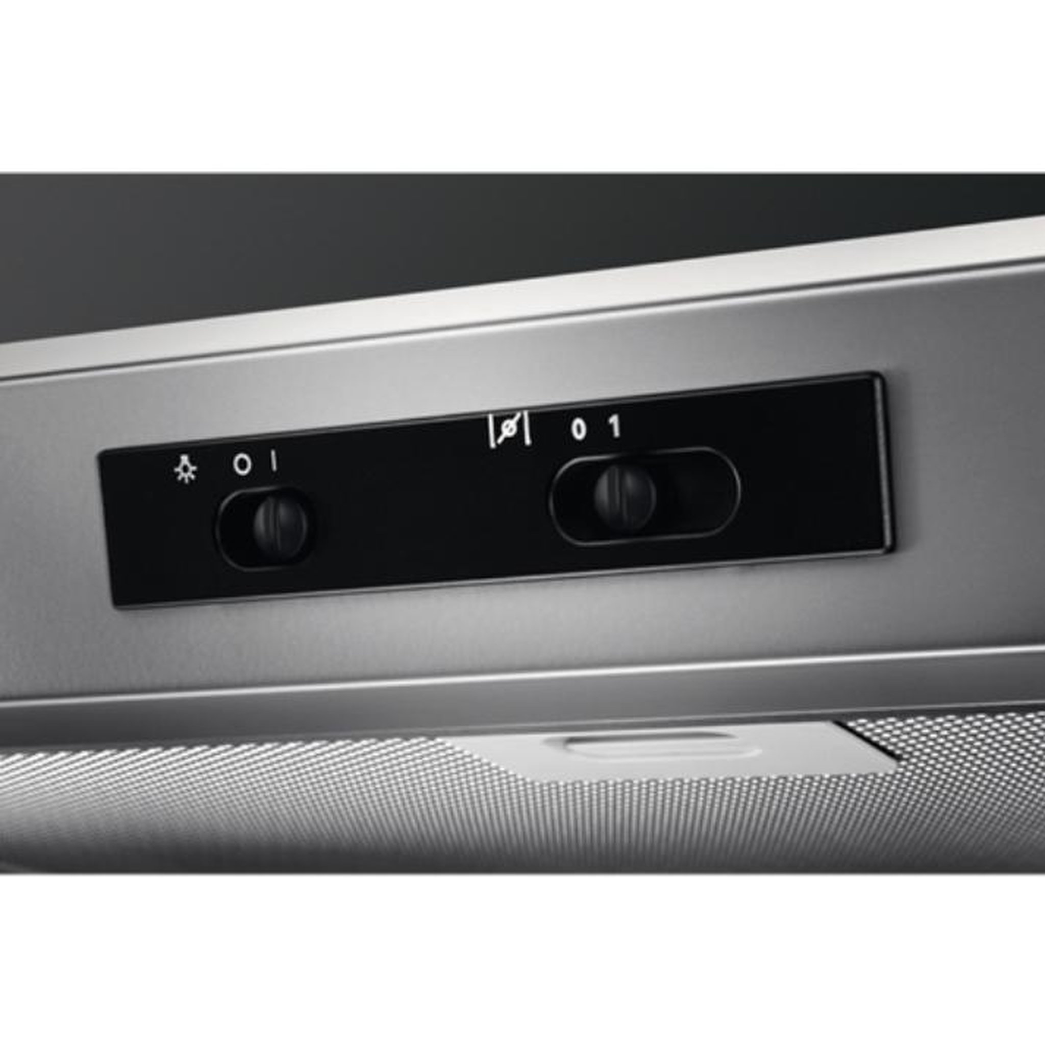 Voir la diapositive 4 : ELECTROLUX Hotte visière 60cm 272m3/h noir - efu216k
