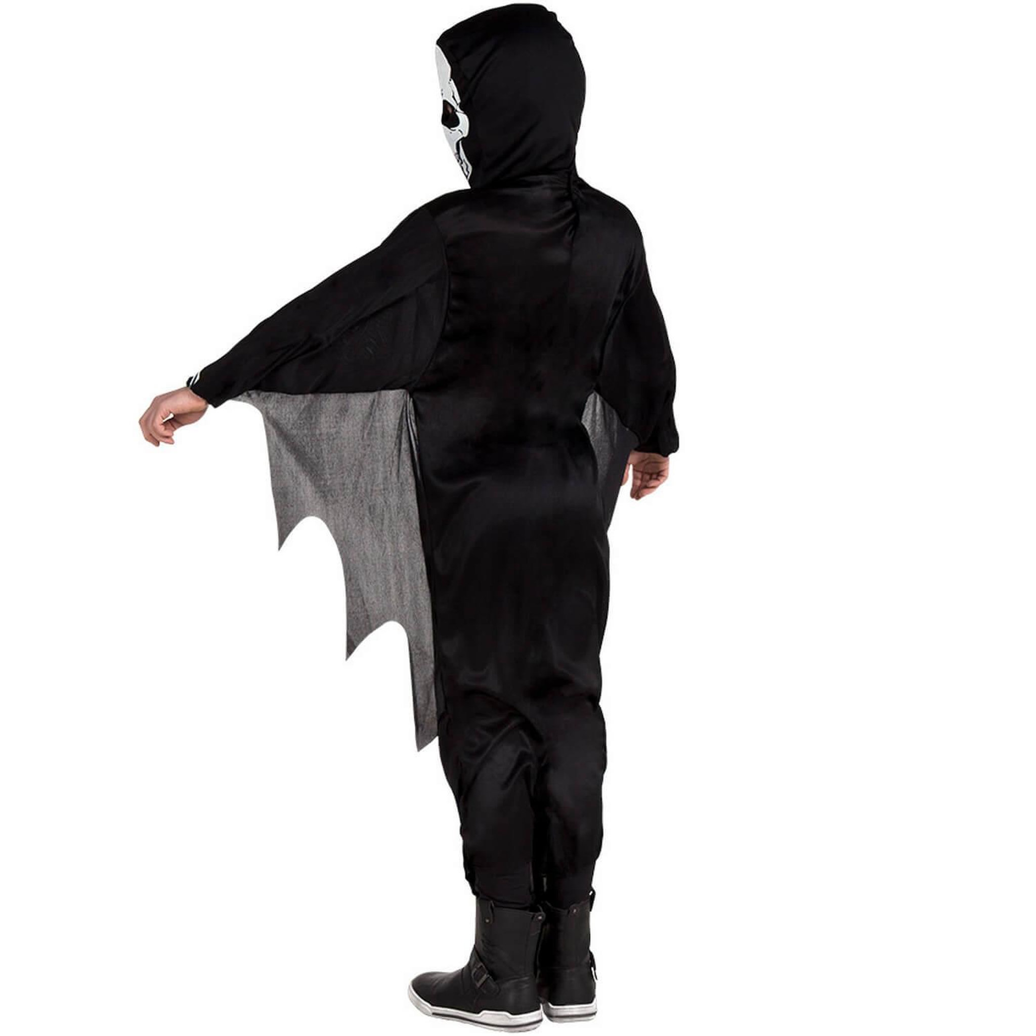 Voir la diapositive 2 : Boland Déguisement squelette effrayant - Enfant - 7/9 ans (122 à 134 cm)