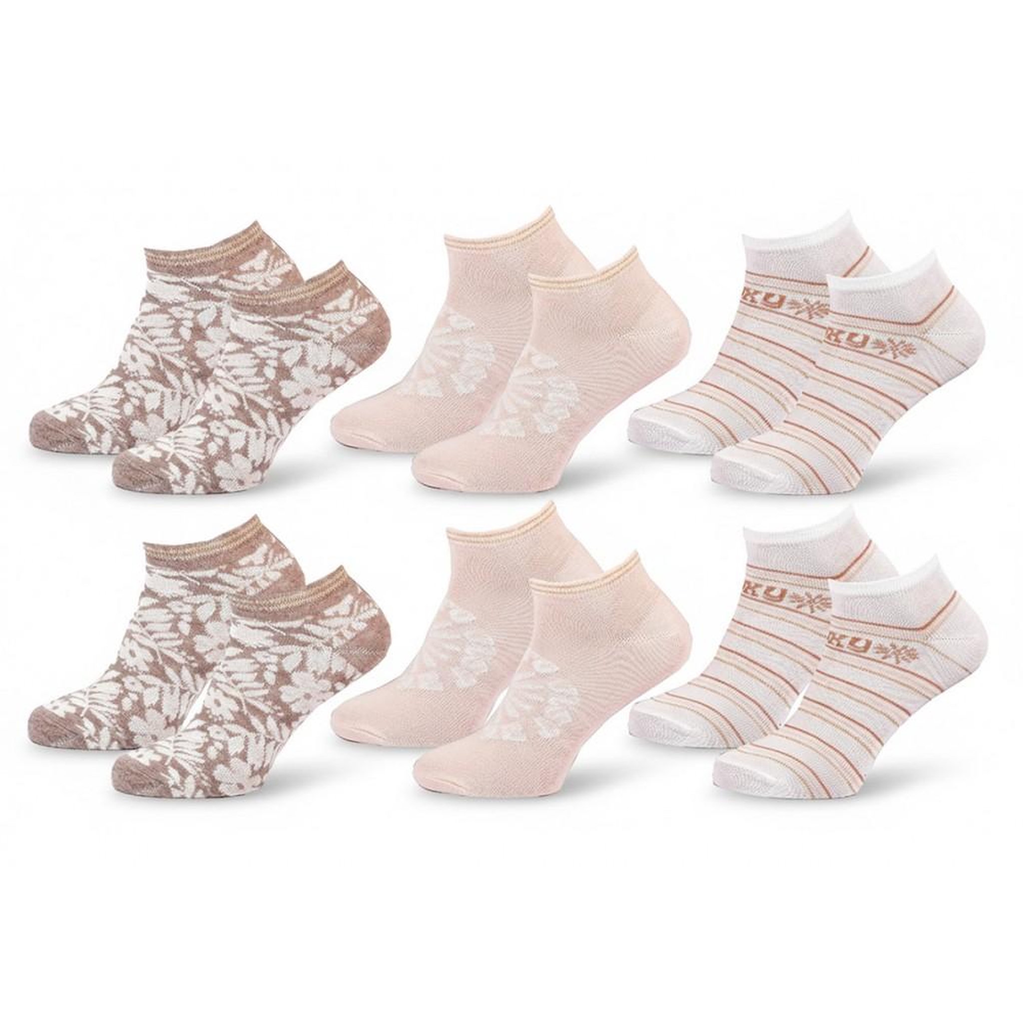 Voir la diapositive 1 : ROXY ROXY Lot Chaussettes Courtes Sneaker– Pack de 6 Paires