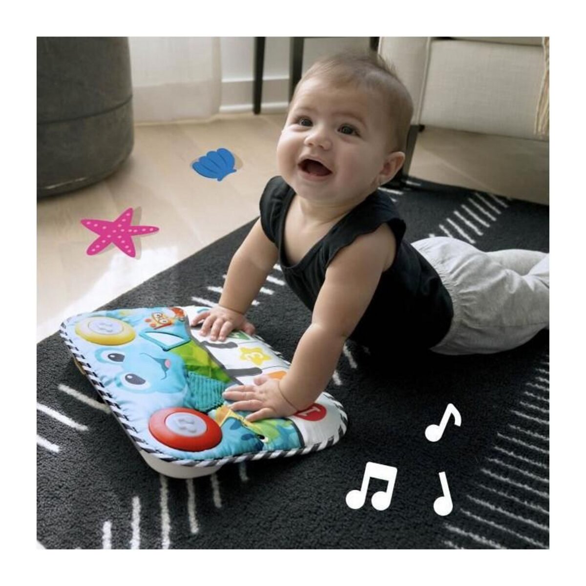 BABY EINSTEIN Tapis de jeu musical Baby Einstein Neptune's Kick & Explore coloré