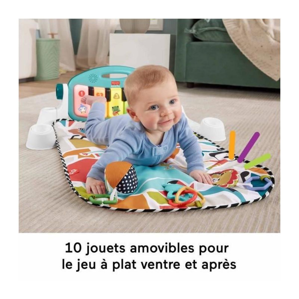 FISHER PRICE FISHER-PRICE Tapis Piano éveil-Tapis d'activités avec éveil musical - Fisher-Price - HWY56
