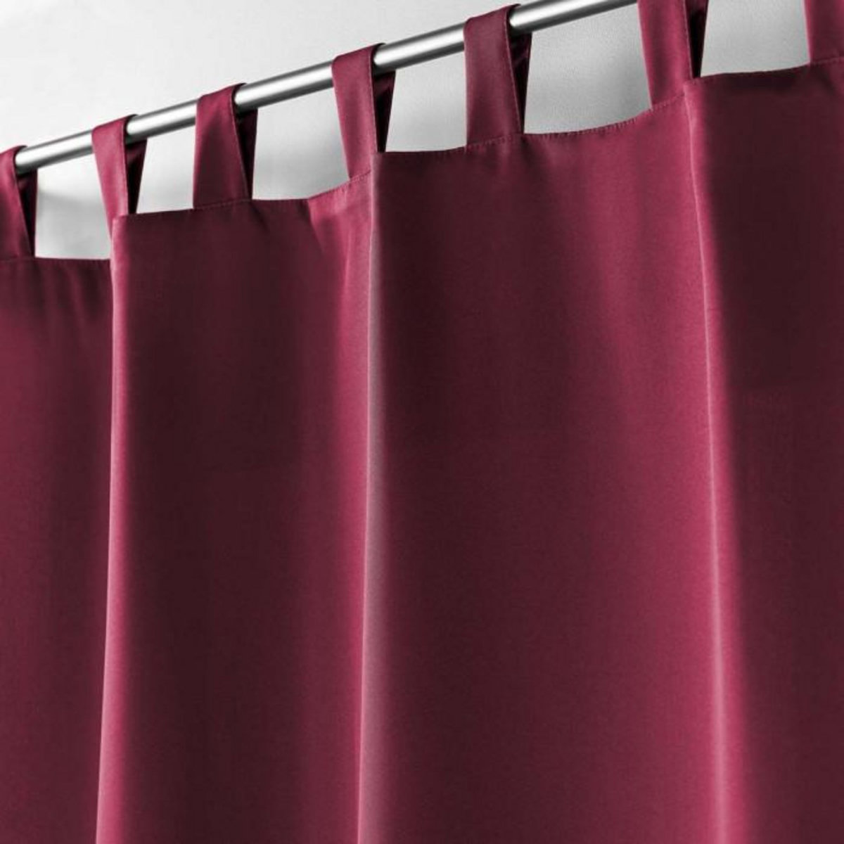Paris Prix Rideau à Passants  Essentiel  140x260cm Bordeaux
