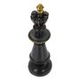 Voir la diapositive 2 : Paris Prix Pièce d'Échec Déco en Résine  Roi  32cm Noir