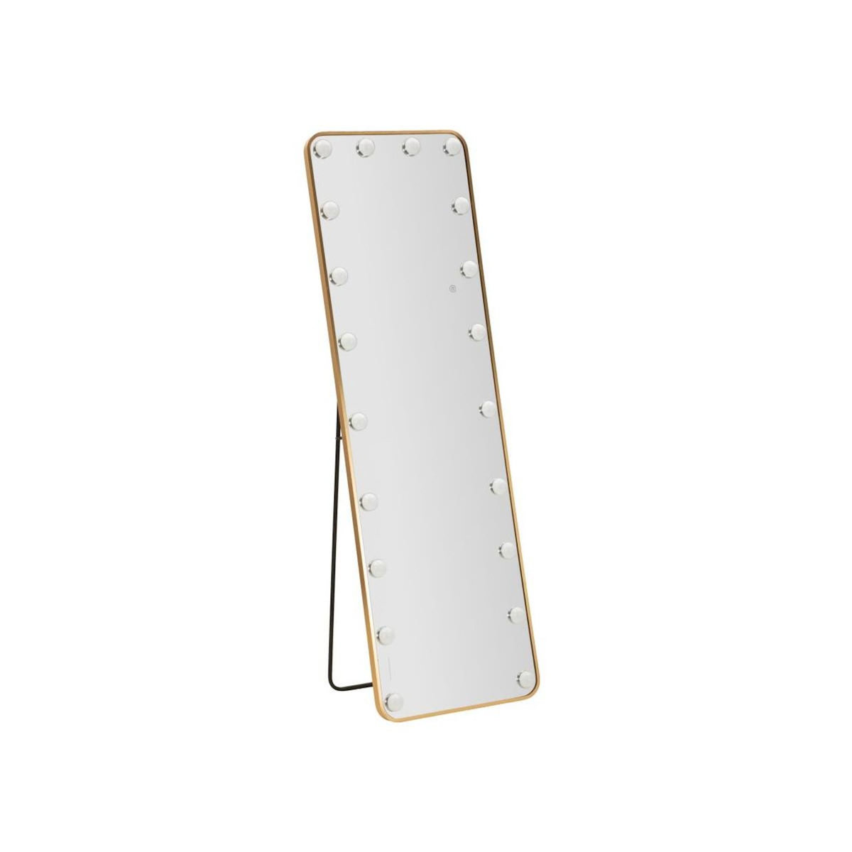 Paris Prix Miroir sur Pied LED  Hollywood  160cm Or