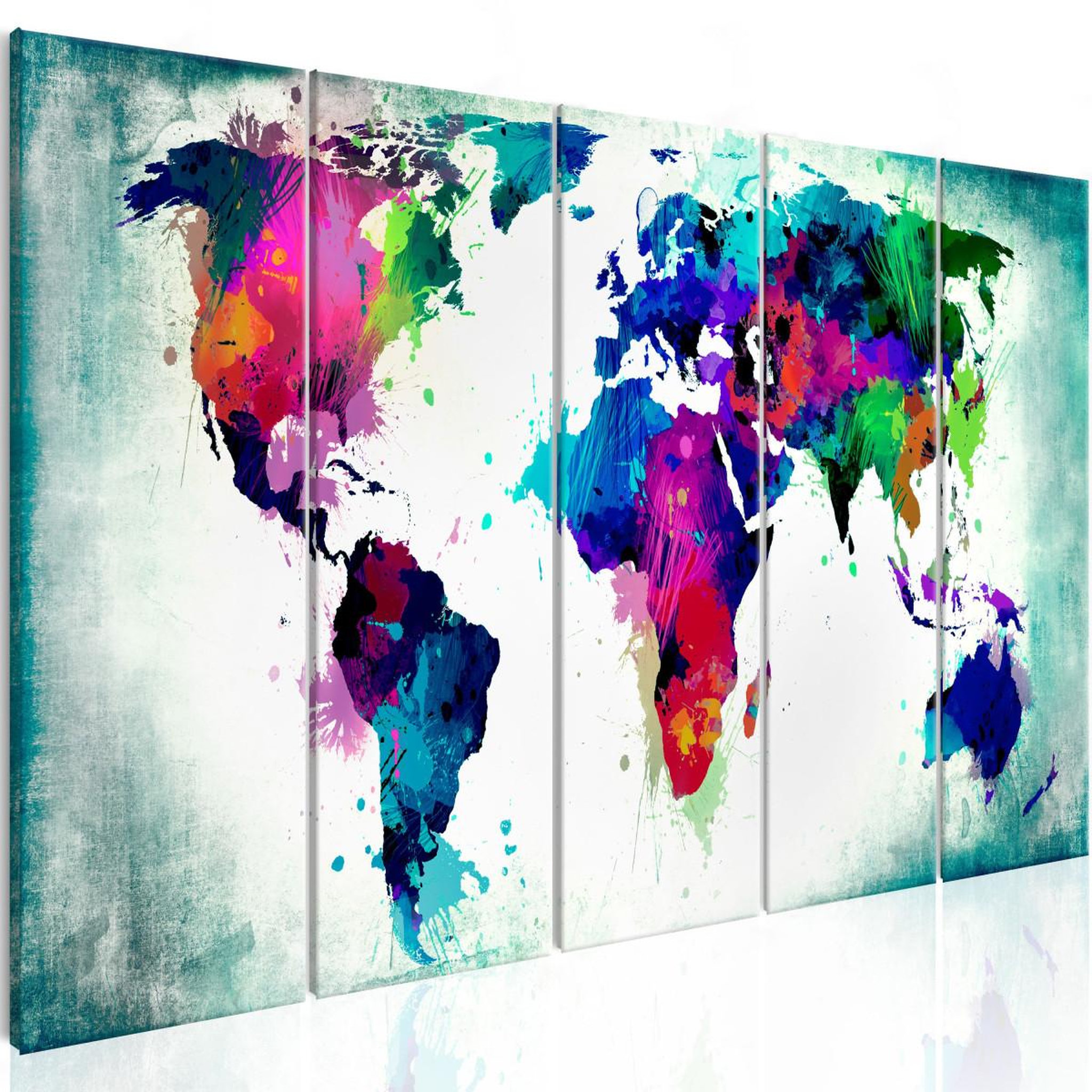 Paris Prix Tableau imprimé  colourful chaos. Coloris disponibles : Multicolore
