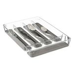 SECRET DE GOURMET Mènagère 24 Pièces en Inox  Loma  32cm Argent