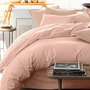 Voir la diapositive 3 : BATON ROUGE Housse de couette 100% percale de coton lavé 80fils/cm2