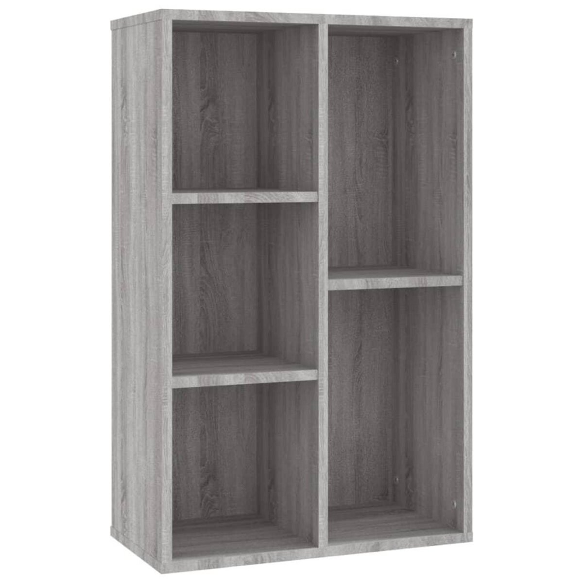 VIDAXL Bibliotheque/Buffet sonoma gris 50x25x80 cm bois d'ingenierie