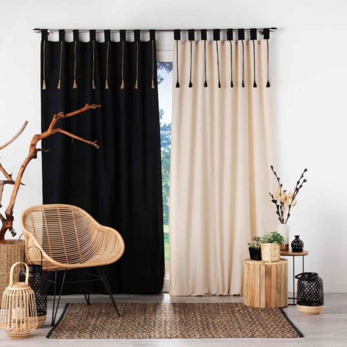 Paris Prix Rideau à Passants  Filine  140x240cm Naturel