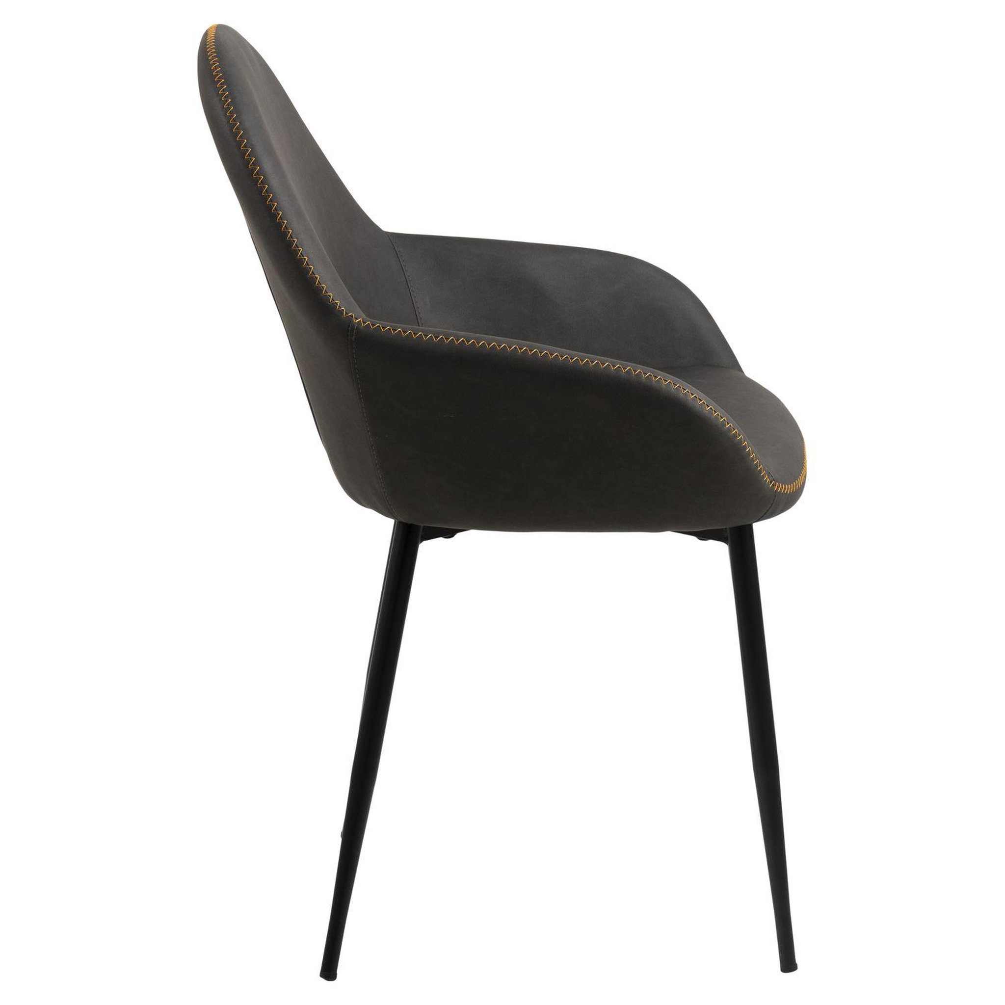 Voir la diapositive 3 : TOILINUX Lot de 2 Chaises de salle à manger Candice avec accoudoirs