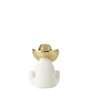 Voir la diapositive 4 : Paris Prix Statuette Cowboy en Résine  Mosaïque  18cm Blanc