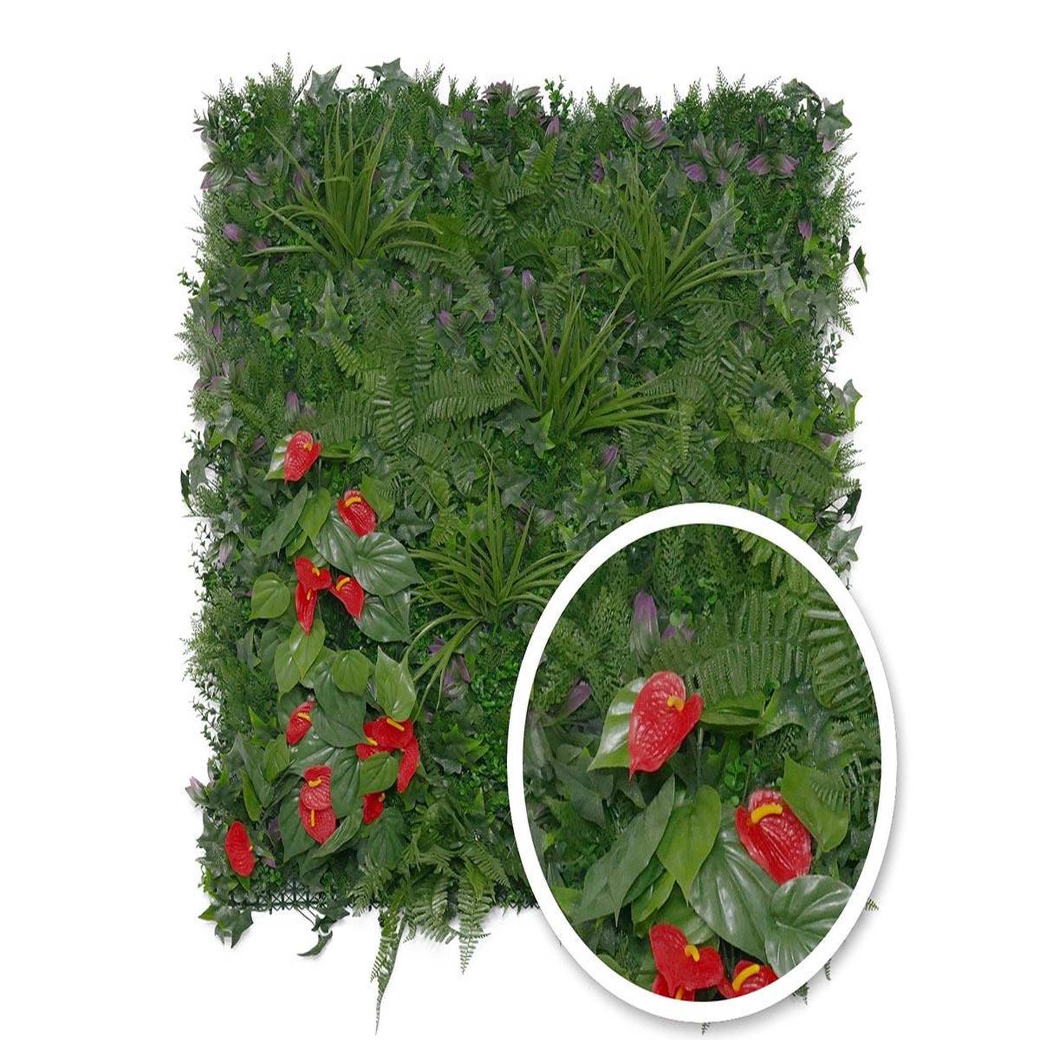 JARDIDECO Mur végétal artificiel tropical 1 m² - jardideco