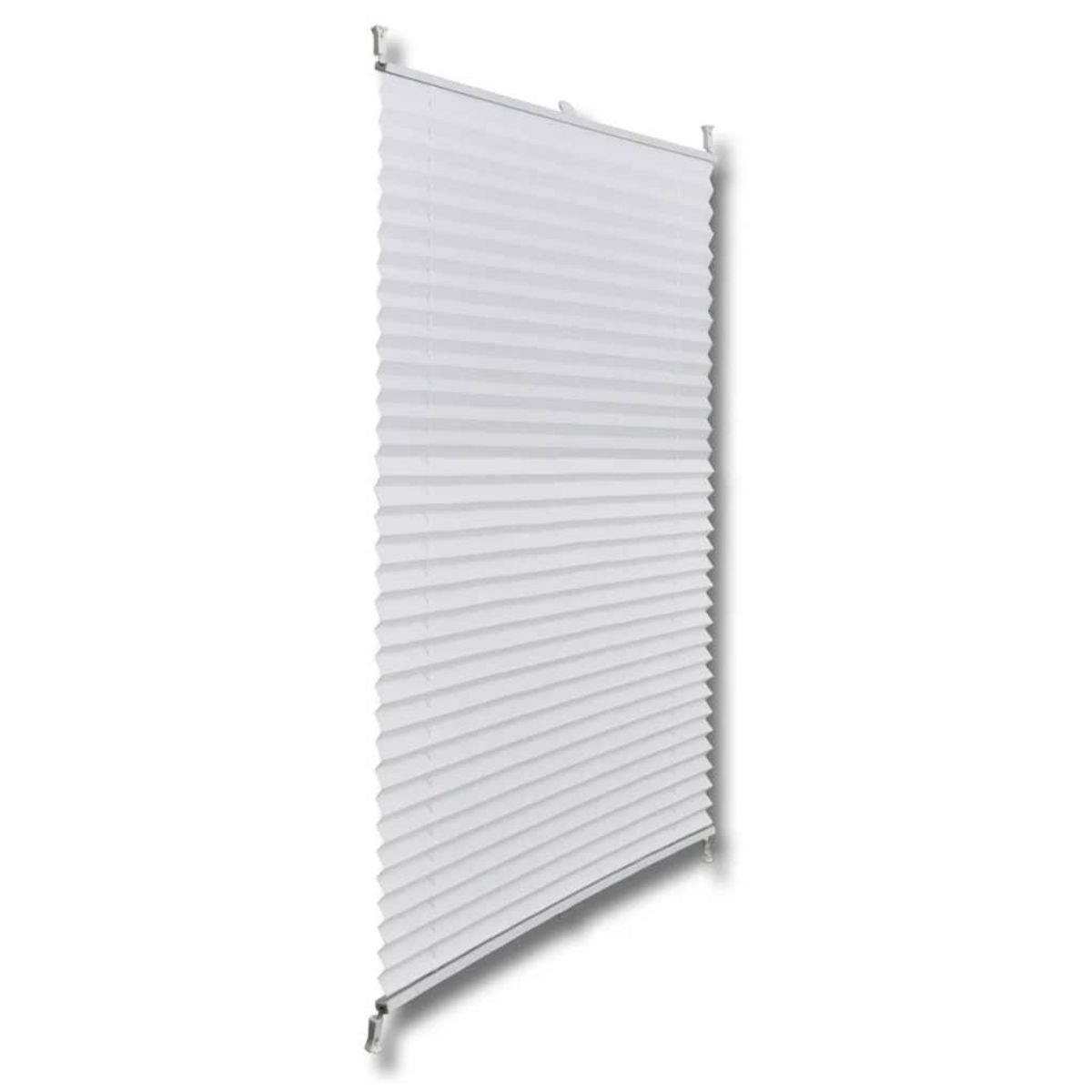 VIDAXL Store plisse 100x125 cm Blanc