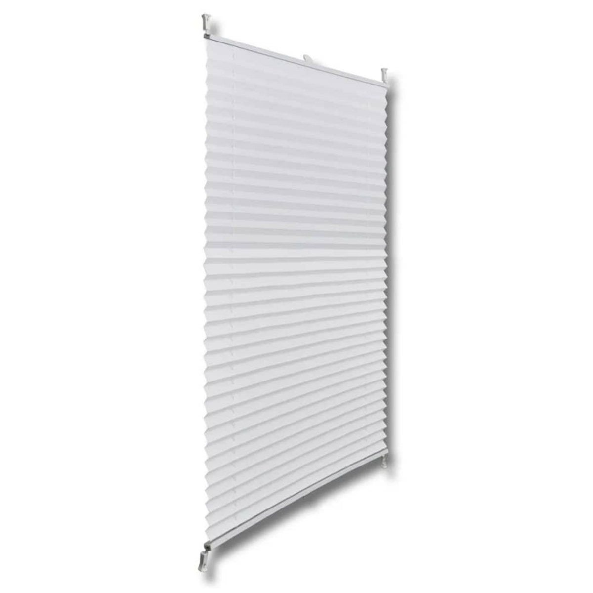 VIDAXL Store plisse 100x125 cm Blanc