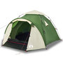 Voir la diapositive 2 : VIDAXL Tente de camping a dome 3 personnes vert liberation rapide