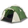 Voir la diapositive 2 : VIDAXL Tente de camping a dome 3 personnes vert liberation rapide
