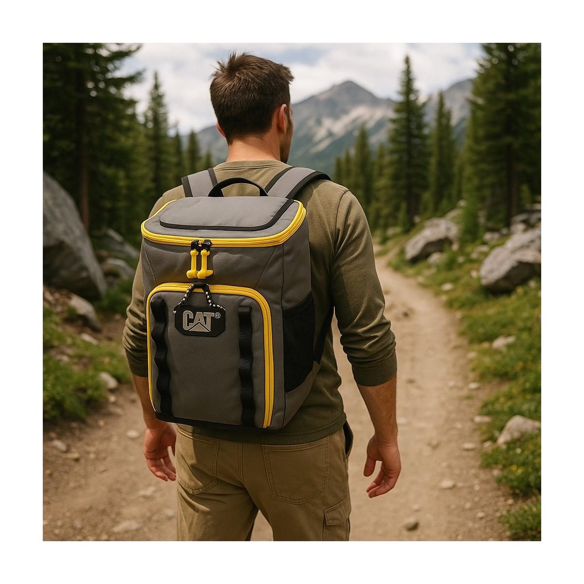 Voir la diapositive 5 : caterpillar Sac à dos isotherme 20 litres glacière portable chantier camping plage caterpillar