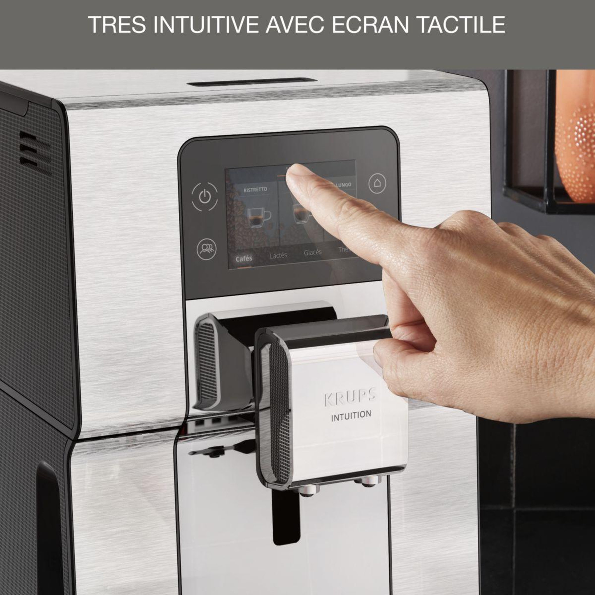 Voir la diapositive 5 : KRUPS Expresso broyeur yy5058fd intuition experience+