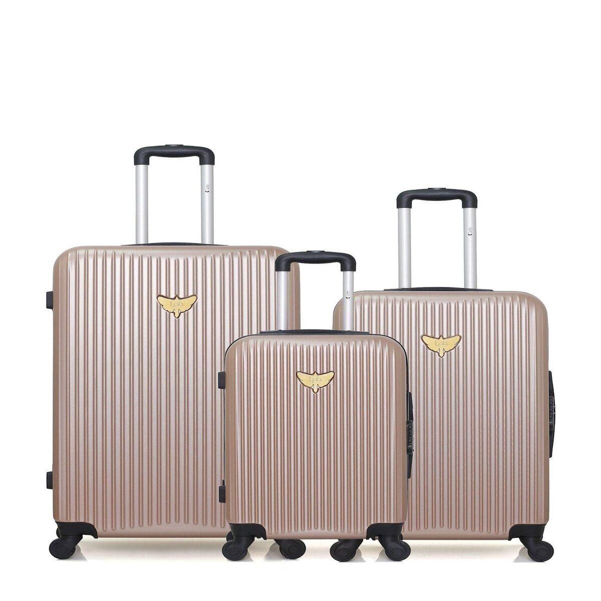 LES P'TITES BOMBES LPB LPB LUGGAGE - LOT DE 3 - Valises grand format, weekend et cabine AGATA