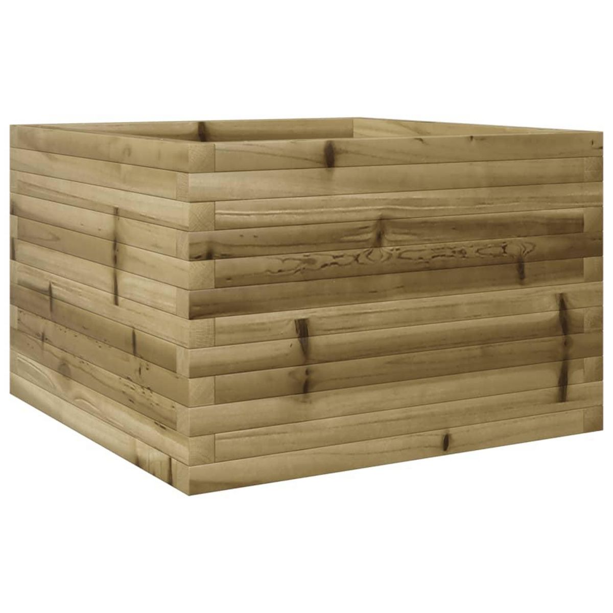 VIDAXL Jardiniere 70x70x45,5 cm bois de pin impregne