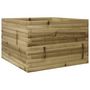 Voir la diapositive 2 : VIDAXL Jardiniere 70x70x45,5 cm bois de pin impregne