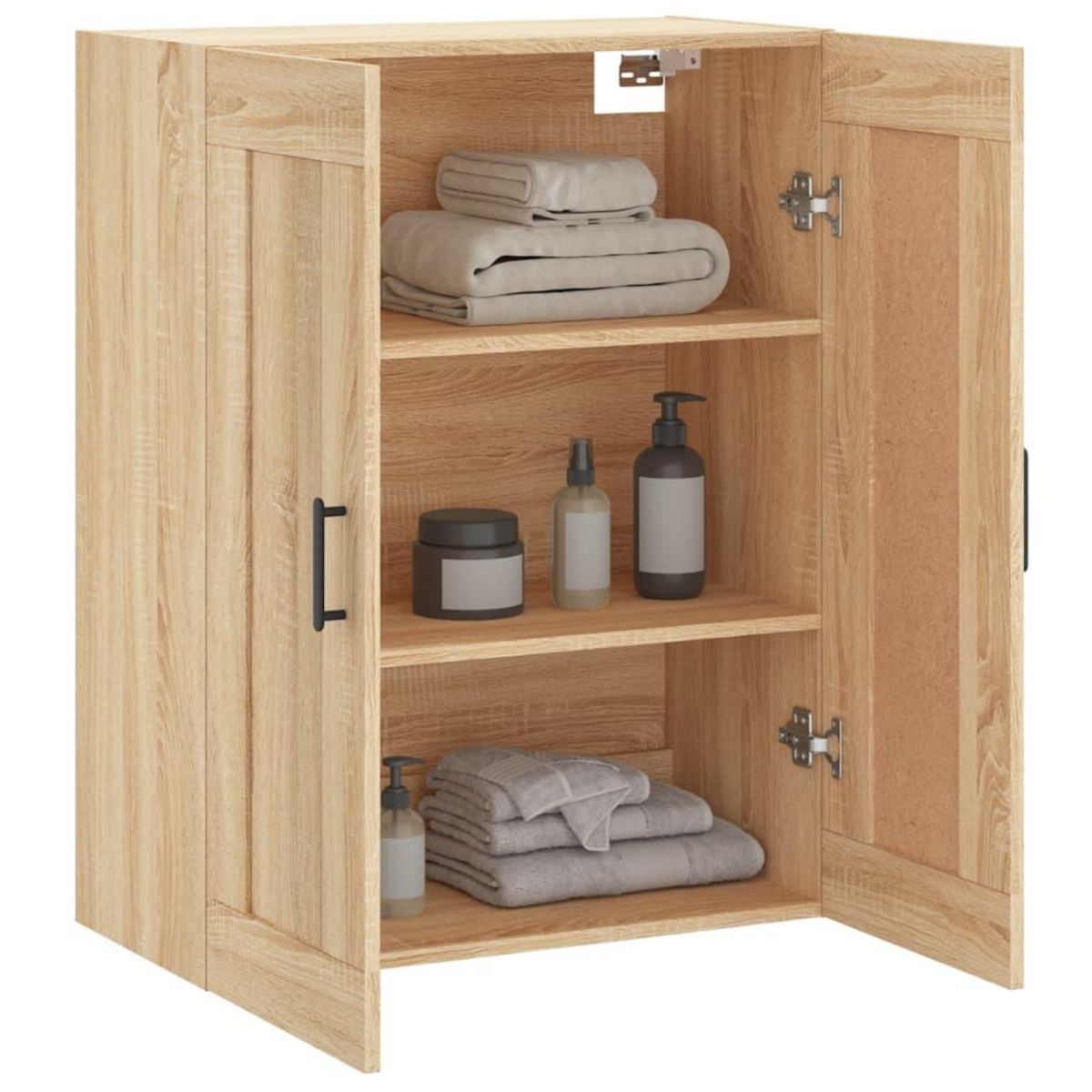 VIDAXL Armoire murale chene sonoma 69,5x34x90 cm bois d'ingenierie