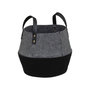 Voir la diapositive 4 :  Lot de 3 Paniers Déco  Deep Soul  43cm Noir & Gris
