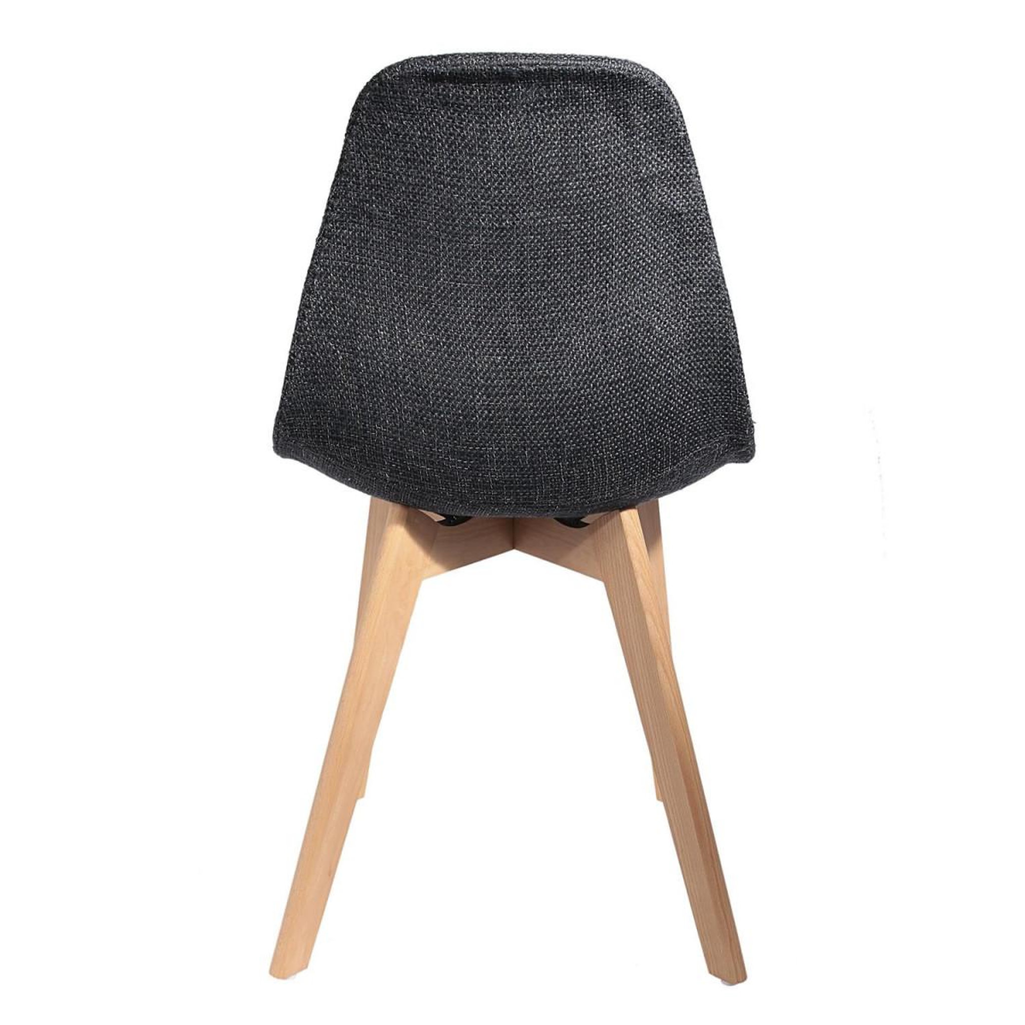 Voir la diapositive 4 : The Home Deco Factory Lot de 2 chaises design  maille  85cm noir