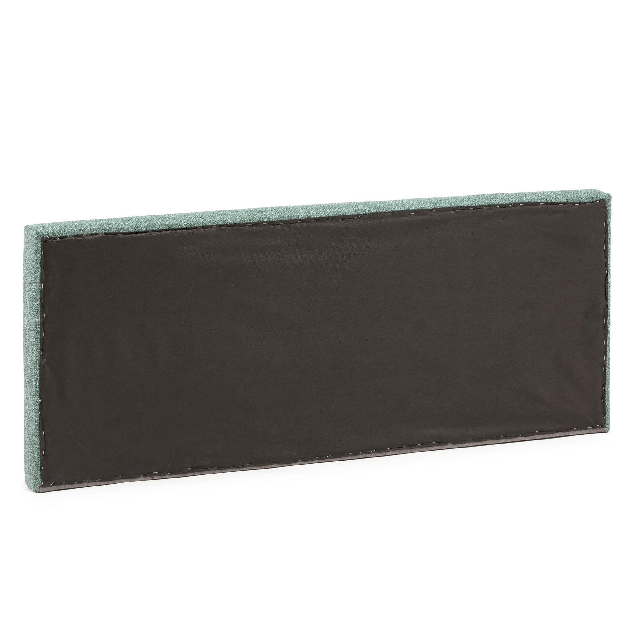 Voir la diapositive 3 : MARCKONFORT Tête de lit tapissée Miconos 140x60 cm Couleur Verte, 8 cm d'épaisseur