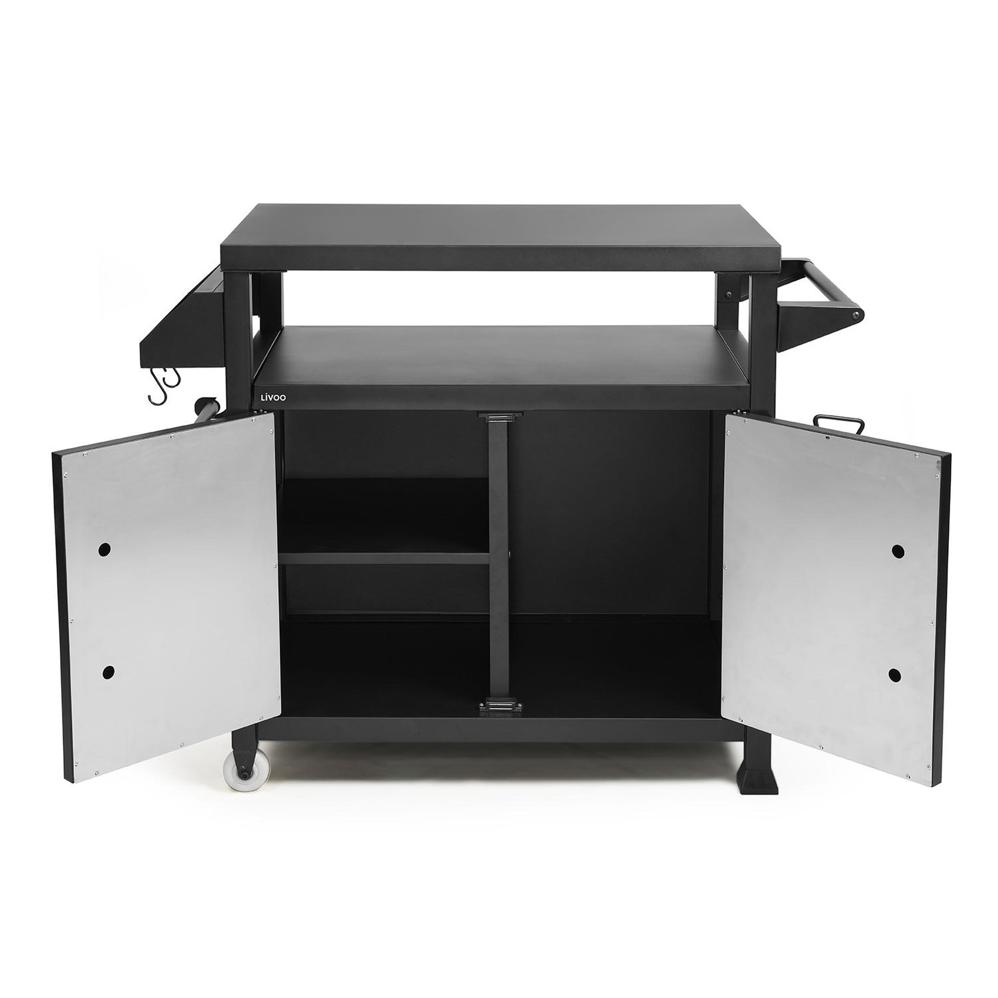 Voir la diapositive 2 : LIVOO Chariot pour plancha - gs148