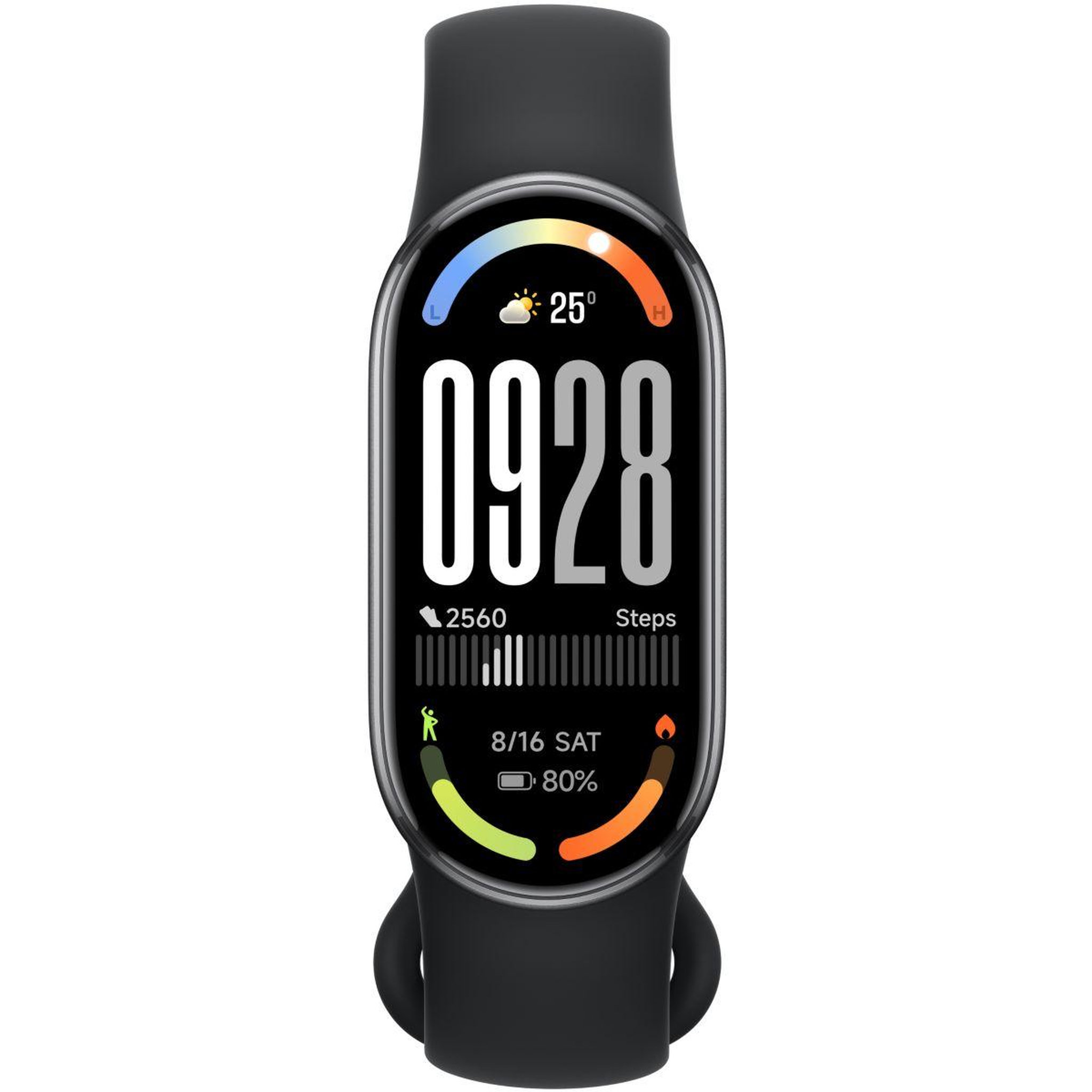 Voir la diapositive 2 : XIAOMI Montre santé smart band 10 noir