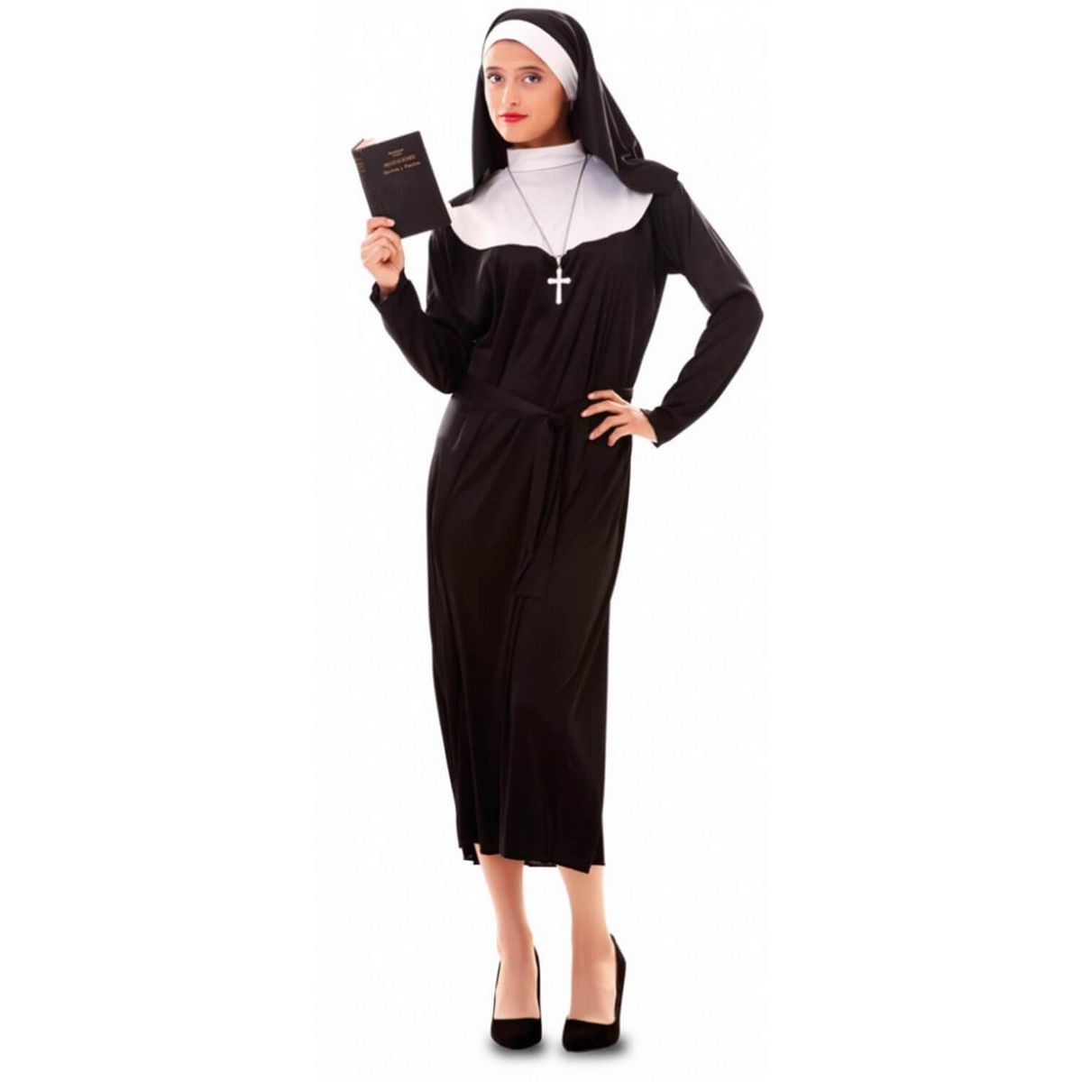 EURO CARNAVALES Déguisement De Nonne Religieuse - Femme - M/L