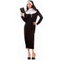 Voir la diapositive 1 : EURO CARNAVALES Déguisement De Nonne Religieuse - Femme - M/L
