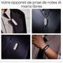 Voir la diapositive 4 : PLAUD DICTAPHONE Note Pin S Noir