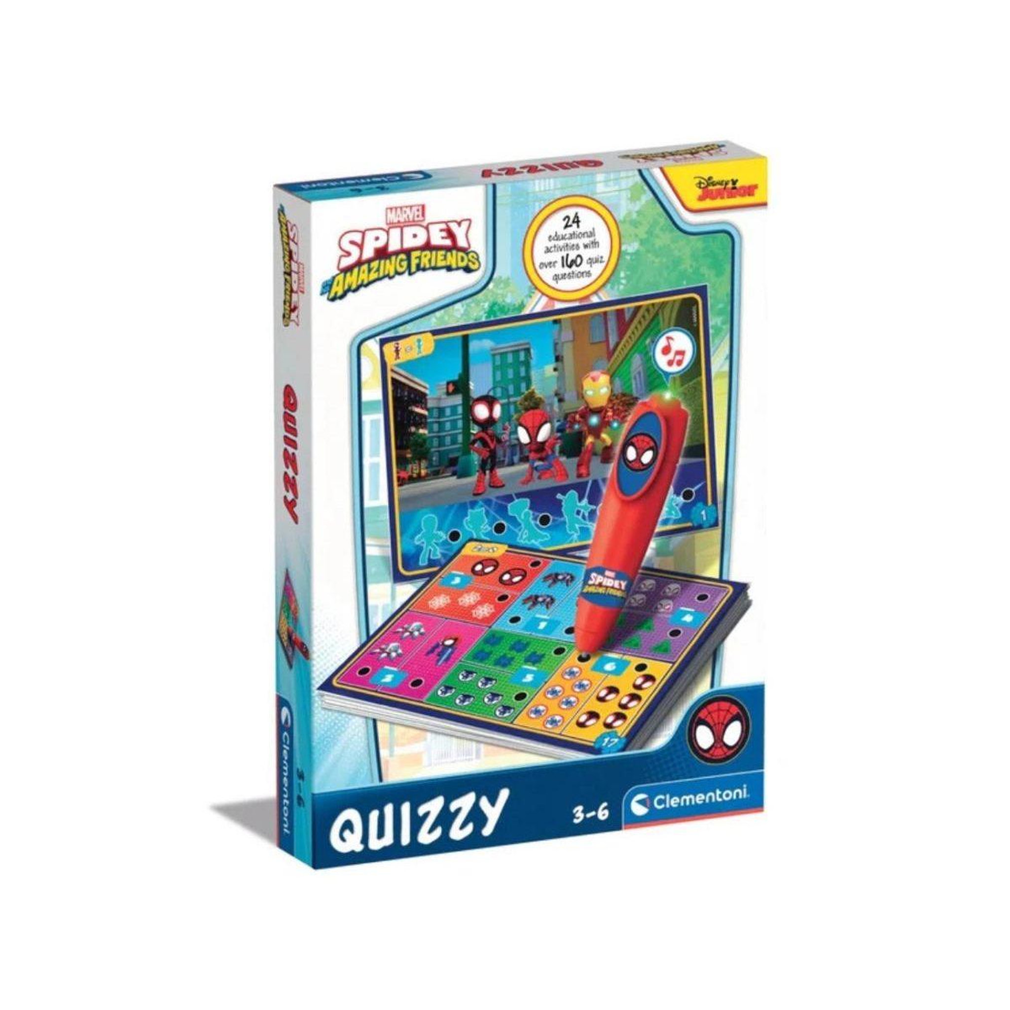CLEMENTONI Quiz interactif  16805 spidey - plus de 200 questions