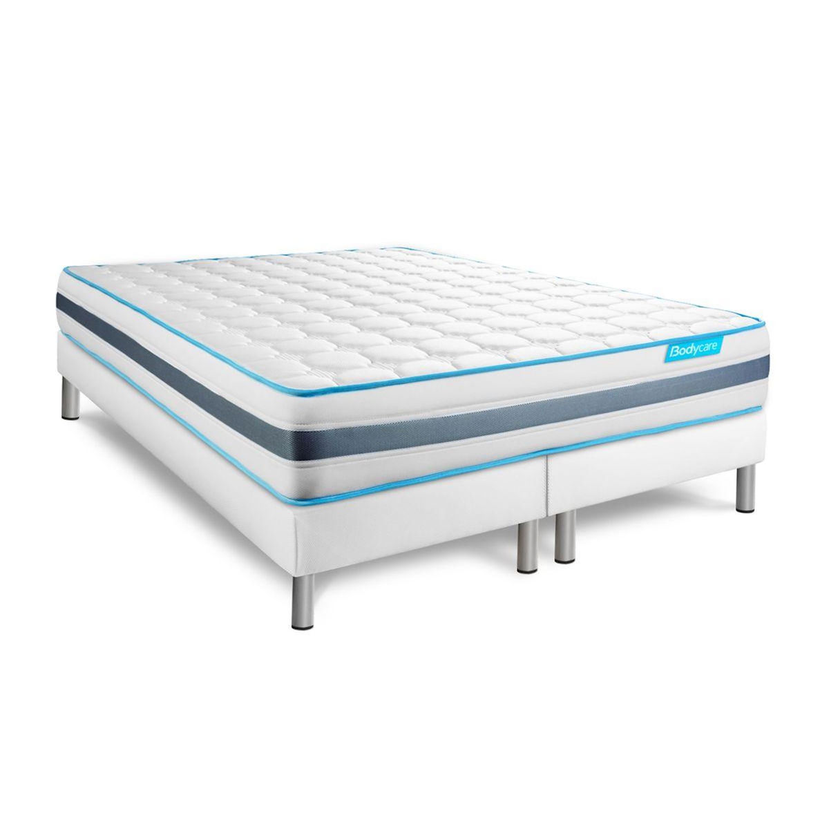 BODYCARE Ensemble BODYZONE 180x200 Ressorts ensachés 3 zones Ultra épaisseur